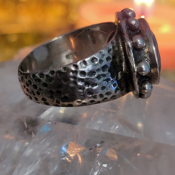 Rose Quartz .925 Ring Size 6.5 - Picture 2 of 7